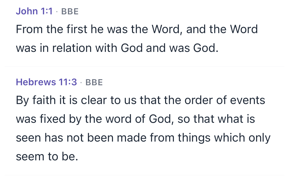 Cross-references listed for Genesis 1:1